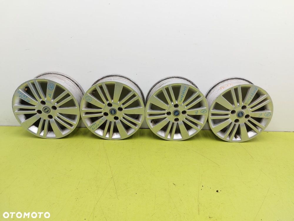 Alufelgi FELGI ALUMINIOWE Fiat Grande Punto 4X98 6J 15 ET 43 ŁADNE - 1