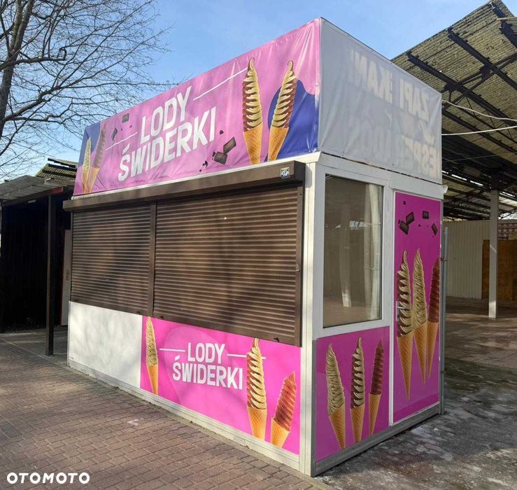 Kontener Pawilon gastronomiczny lodziarnia 429x218x227 - 2