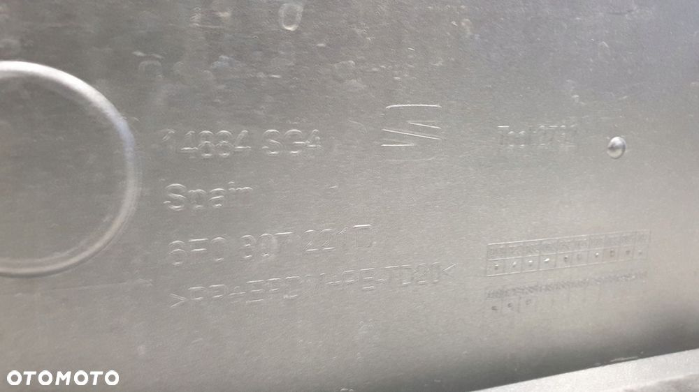 seat ibiza v 6f 6f0 fr zderzak przód przedni - 5