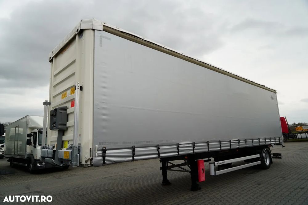 Fruehauf CITYLINER CORTINĂ / 1 AXĂ / DIRECȚIE / LUNGIME 11 M / CUREA CĂRUCIOR / PODEA REZISTENTĂ - 4