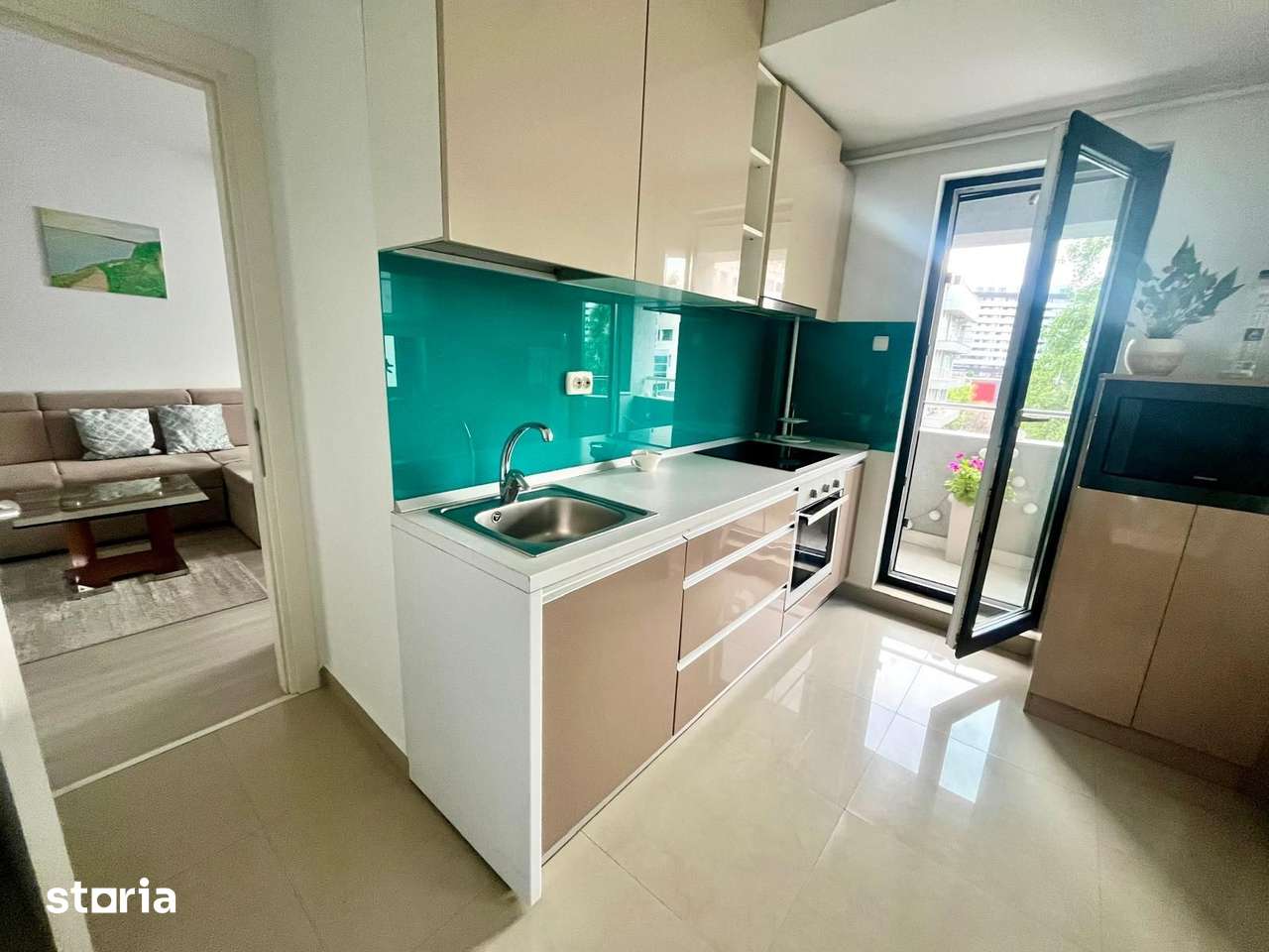 Apartament modern cu 2 camere | Aviației | Centrală proprie | Aproape — fotografia 3