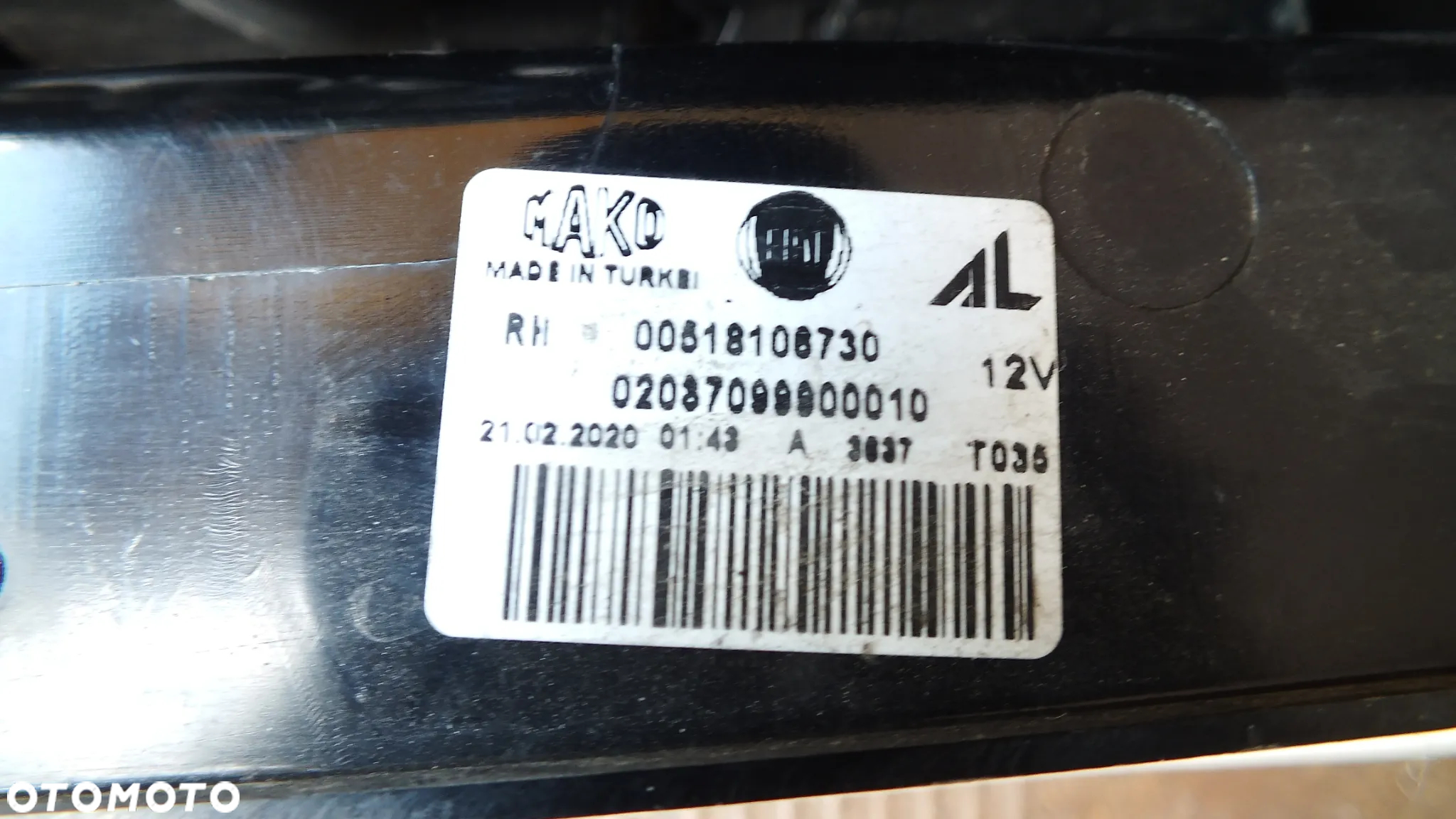 Lampa tylna prawa Fiat Doblo II - 5