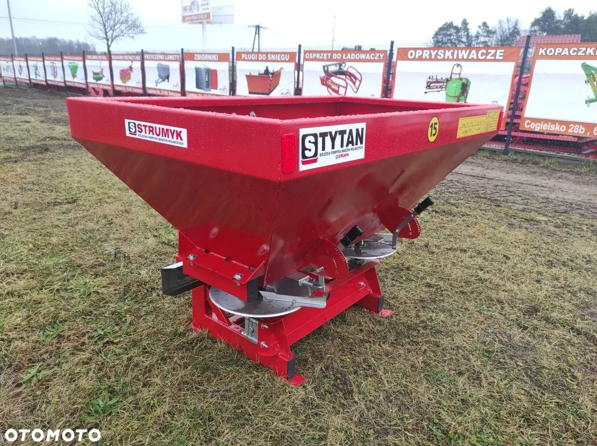 Rozsiewacz nawozu do nawozów Strumyk Tytan 400L 600L 800L 1000L 1200L - 1