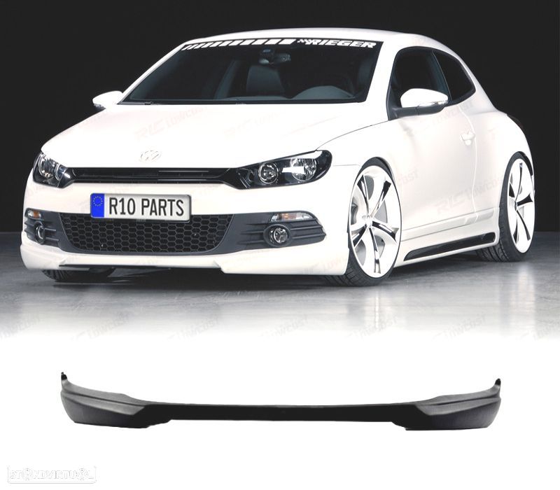 SPOILER LIP FRONTAL VOLKSWAGEN VW SCIROCCO MK3 R LINE LOOK 08-14 - 1