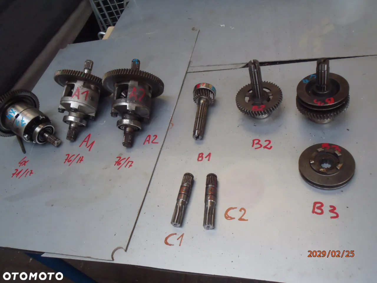 skrzynia biegów tryby frez koło zębatka łożysko napęd mechanizm różnicowy aixam ligier chatenet simpa beriel nova xtoo xtu baroder microcar jDM Grecav Bellier 741 721 751 - 4