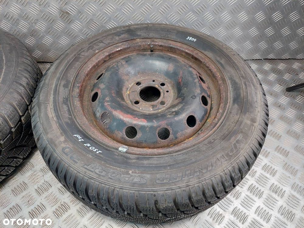 KOŁO OPONA + FELGA KOMPLET 2 SZT 195/65R15 DUNLOP SP WINTER SPORT - 14