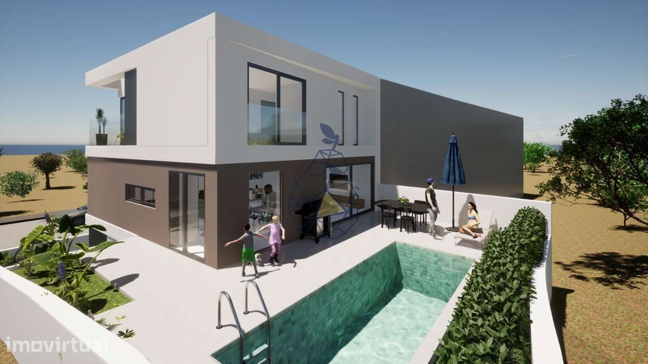 Moradia Nova T3 com Piscina em Estômbar - Lagoa - Grande imagem: 5/47