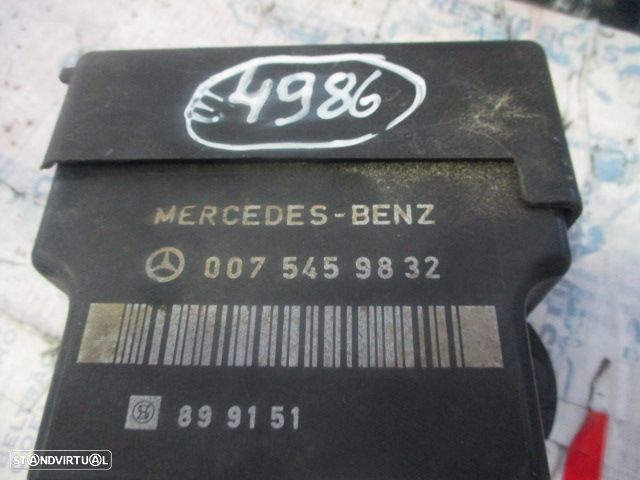 Modulo 0075459832 MERCEDES W124 1992 2.0 D  RELÉ, SISTEMA DE PRÉ-AQUECIMENTO - 1