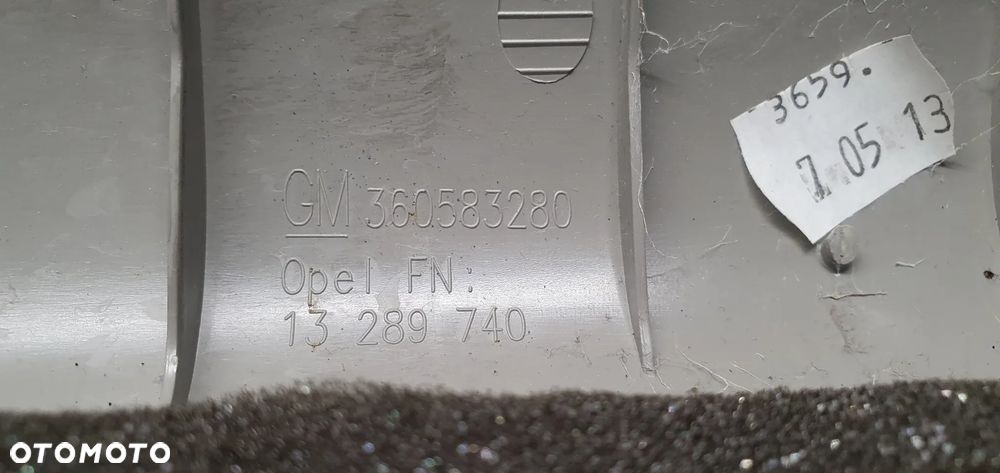 Osłona słupka prawy przód przednia prawa Opel Zafira C 13289740 - 5