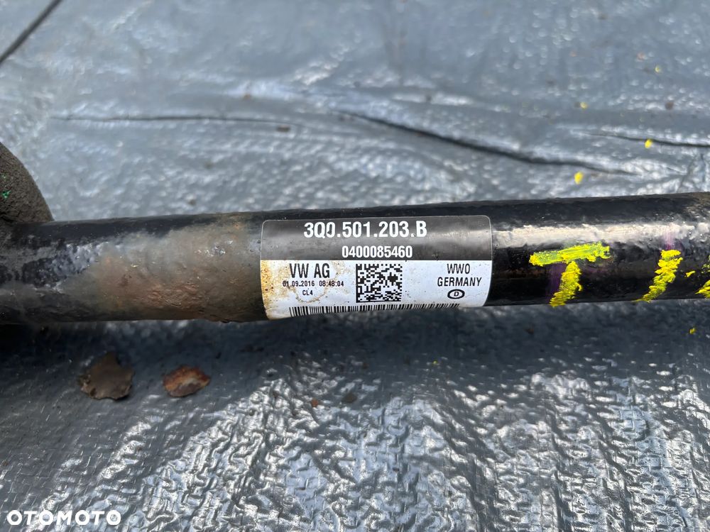 Vw Tiguan II półoś prawy tył 3Q0501204B - 3