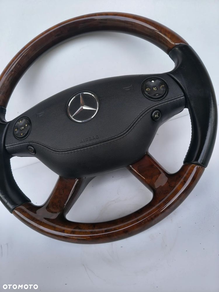 W216 CL 216 Z klasa w221 Kierownica z drewnem - 7