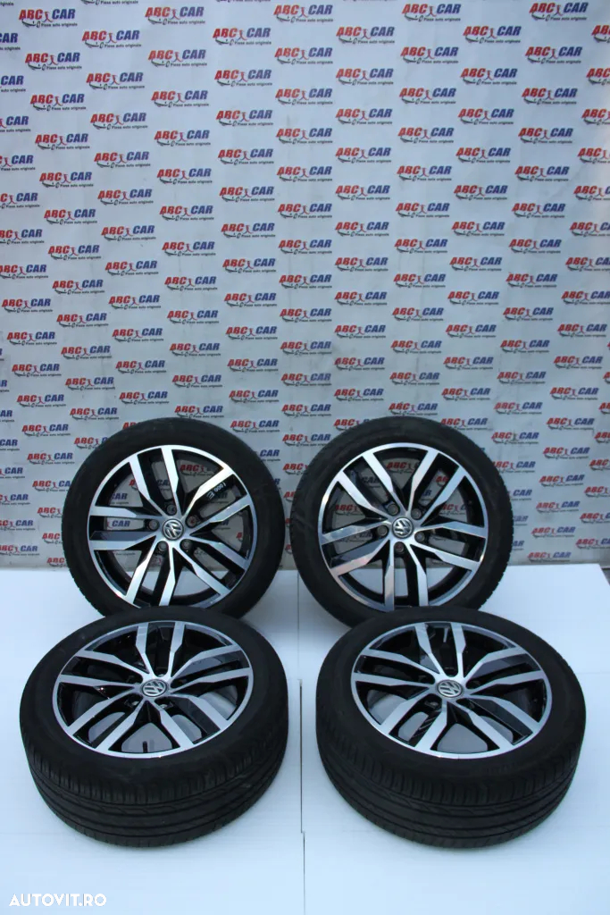 Set/seturi jante aliaj R17 VW T-Roc/Passat B6/Jetta (1B)/Amarok/Golf 7/Tiguan 5N/Tiguan AD1 - 5