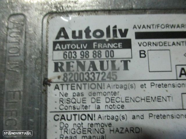 Kit Airbags 8200381849  603988800  8200337245  8200292043C  RENAULT MEGANE 2 2003 1.5DCI 80CV 5P CINZA - 11