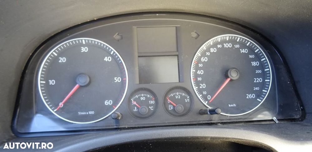 Ceas de bord Volkswagen Caddy din 2008 1.9 TDI volan pe stanga - 1