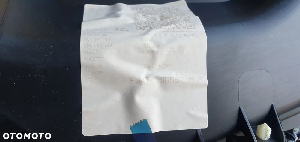 Osłona obudowa deski konsoli podszybie Ford Kuga MK2 CV44-S046B62-BHW - 10