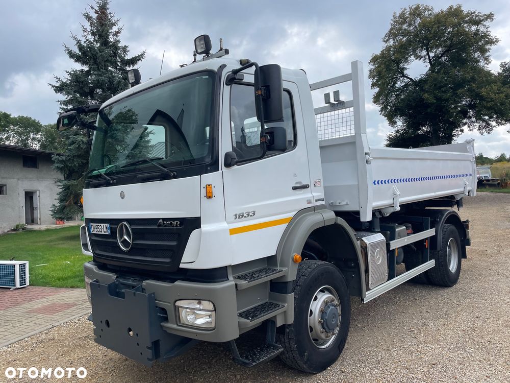 Mercedes-Benz Axor 1833AK  4x4 hydro burta pojazd specjalny zimowego utrzymania dróg kompletny  zestaw do odśnierzania  330 PS !!! 19 Ton DMC  STAN BDB !!