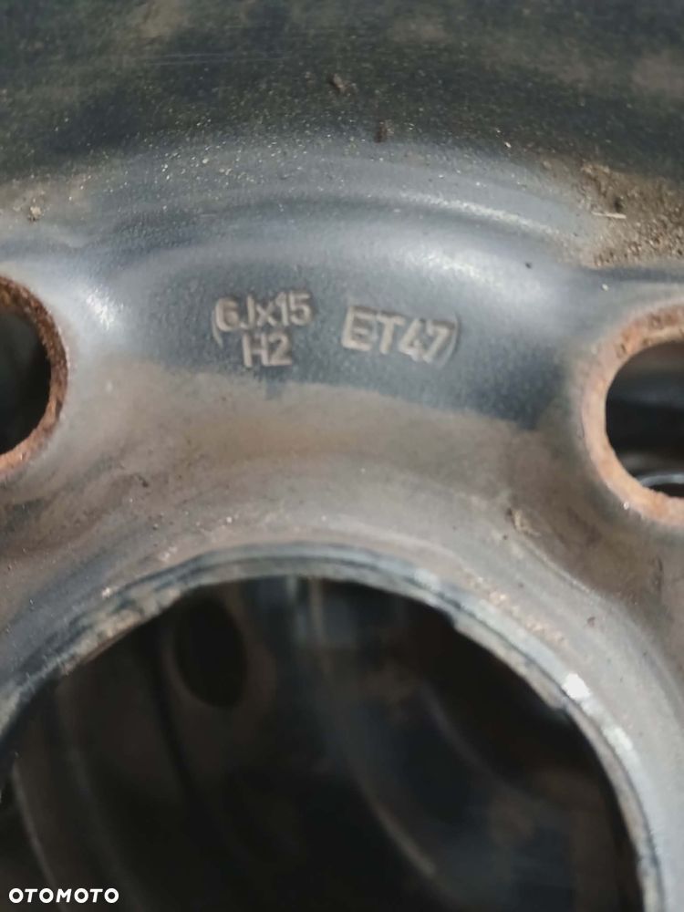FELGA STALOWA FELGI VW GOLF AUDI 5X112 66.6 ET 47 15 CALI - 2