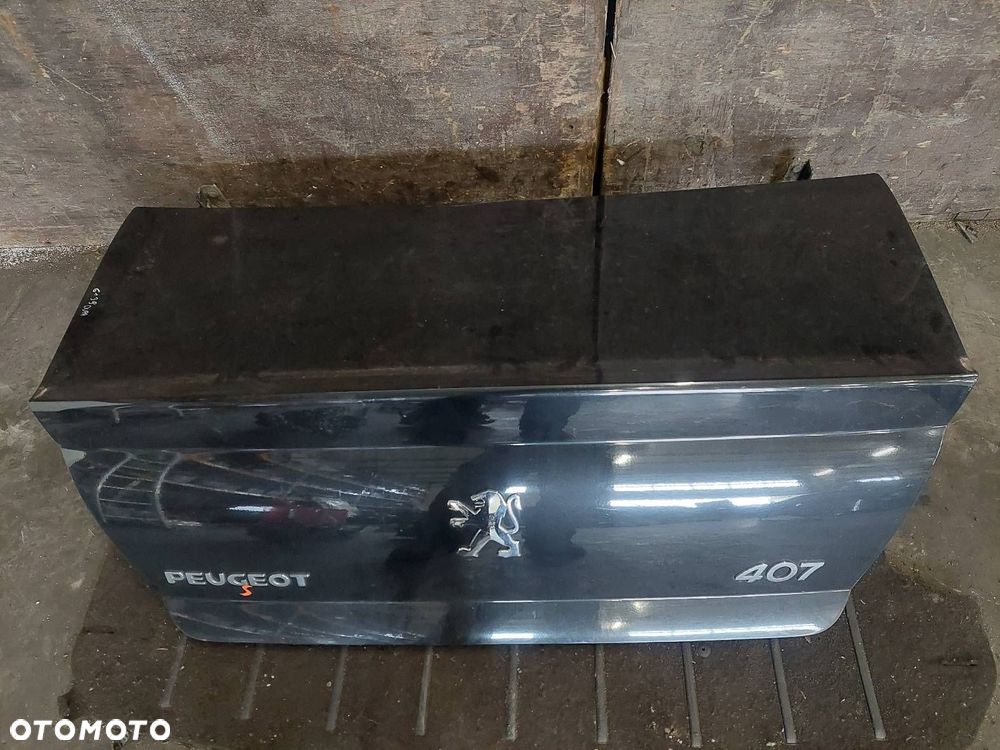 KOMPLETNY TYŁ KLAPA BAGAŻNIKA ZDERZAK LAMPY PEUGEOT 407 I SEDAN EXLD - 10