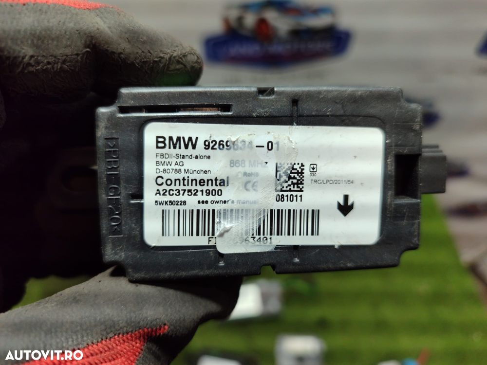 MODUL SCAUN + MODUL ANTENA ( 3 BUC.) + MODUL ALARMA ( 2 BUC.)  BMW SERIA 1 F20 118D SE 2.0 DIESEL 2012 / HATCHBACK 2011-2019 COD OEM 921646801 / 9230911 / 9226888 / 9269634 / 9181453 - 6