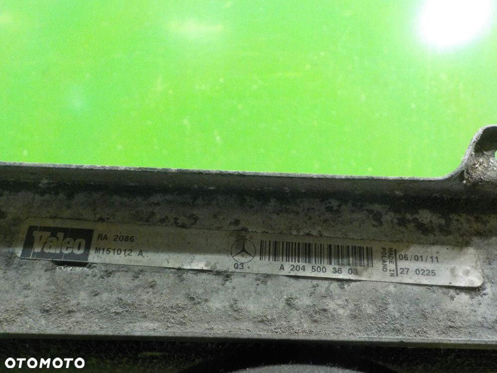 MERCEDES E C207 A207 3.0 CDI 11r COUPE chlodnica wody A2045003603 - 3