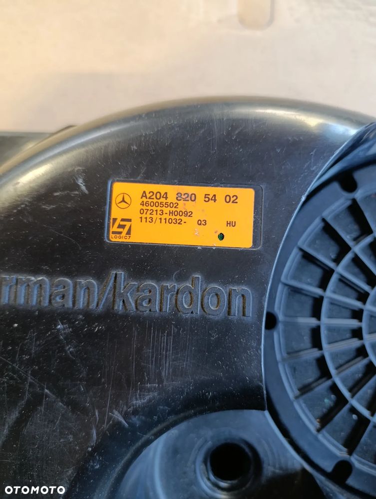 MERCEDES GLK X204 SUBWOOFER GŁOŚNIK A2048205402 - 2