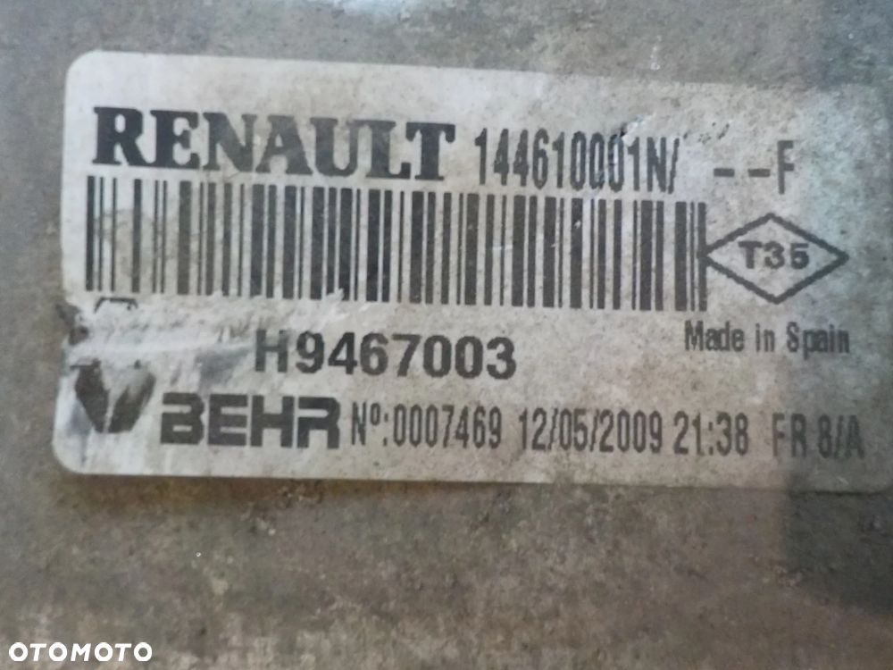 RENAULT LAGUNA III 2.0 DCI CHŁODNICA POWIETRZA INTERCOOLER 144610001N - 3