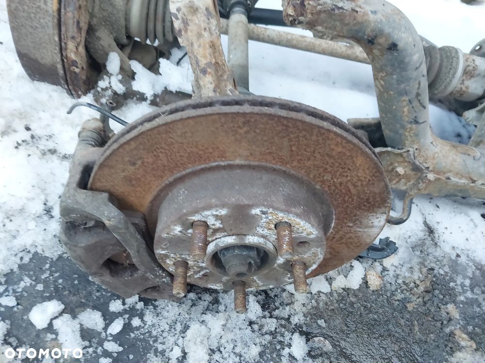 Land Rover Freelander I 1 ZAWIESZENIE belka tylna tył most wózek półoś wachacz bęben piasta zwrotnica przód przednia bęben tarcza hamulcowa - 6