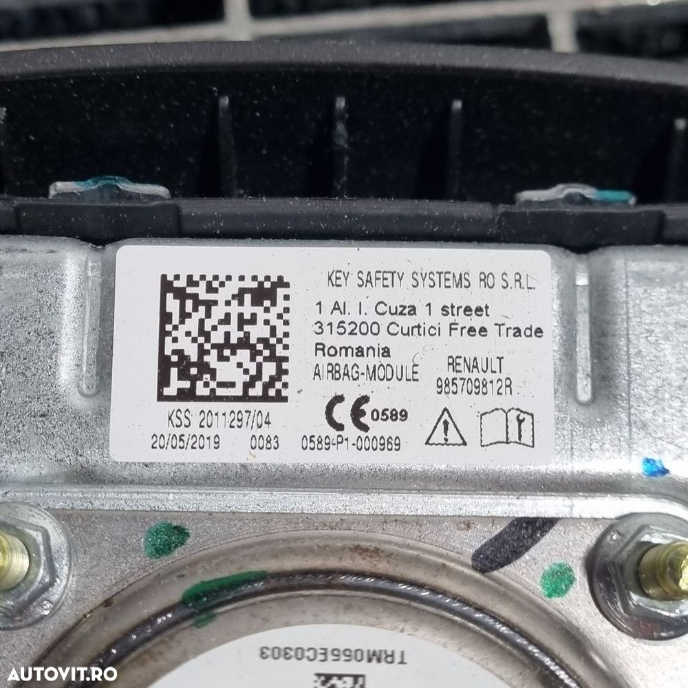 Airbag volan Dacia Duster II 2018 - 2021 (1519) 985709812R - 4