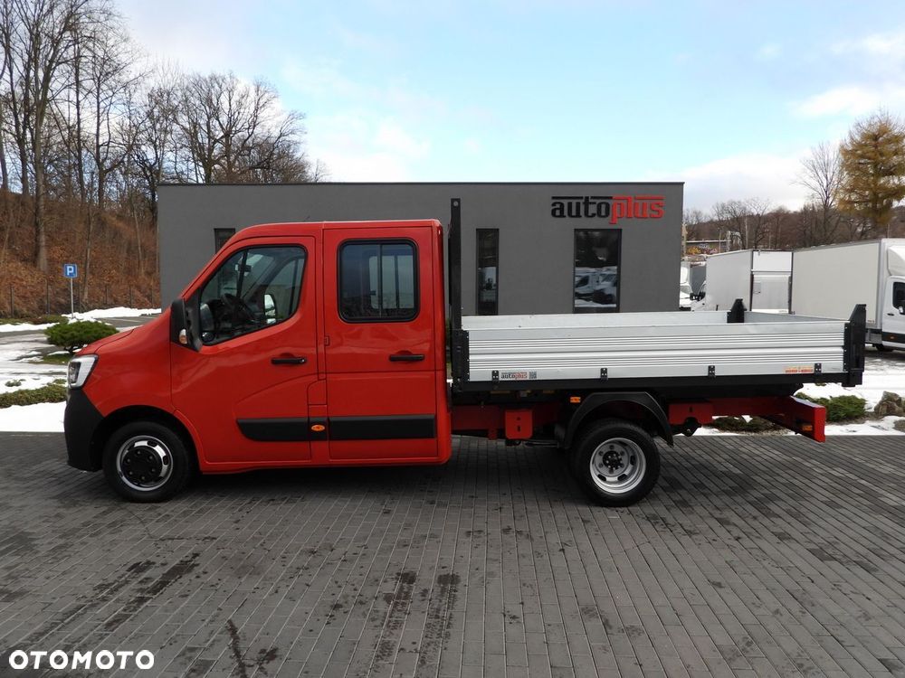 Renault MASTER WYWROTKA PODWÓJNA KABINA DOKA 6 MIEJSC TEMPOMAT LEDY BLIŹNIACZE KOŁA KLIMATYZACJA  145KM - 9