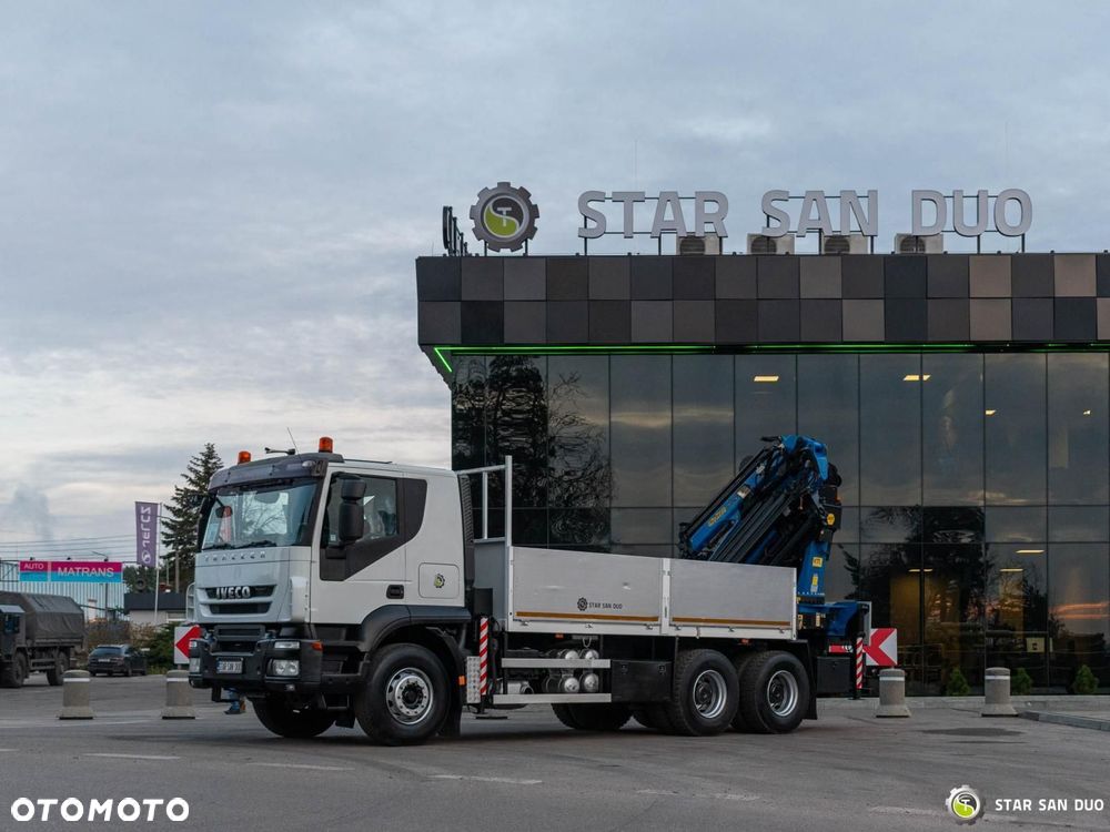 Iveco TRAKKER 410 6x4 PALFINGER PK 36002 HDS Fly Jib Żuraw - 5