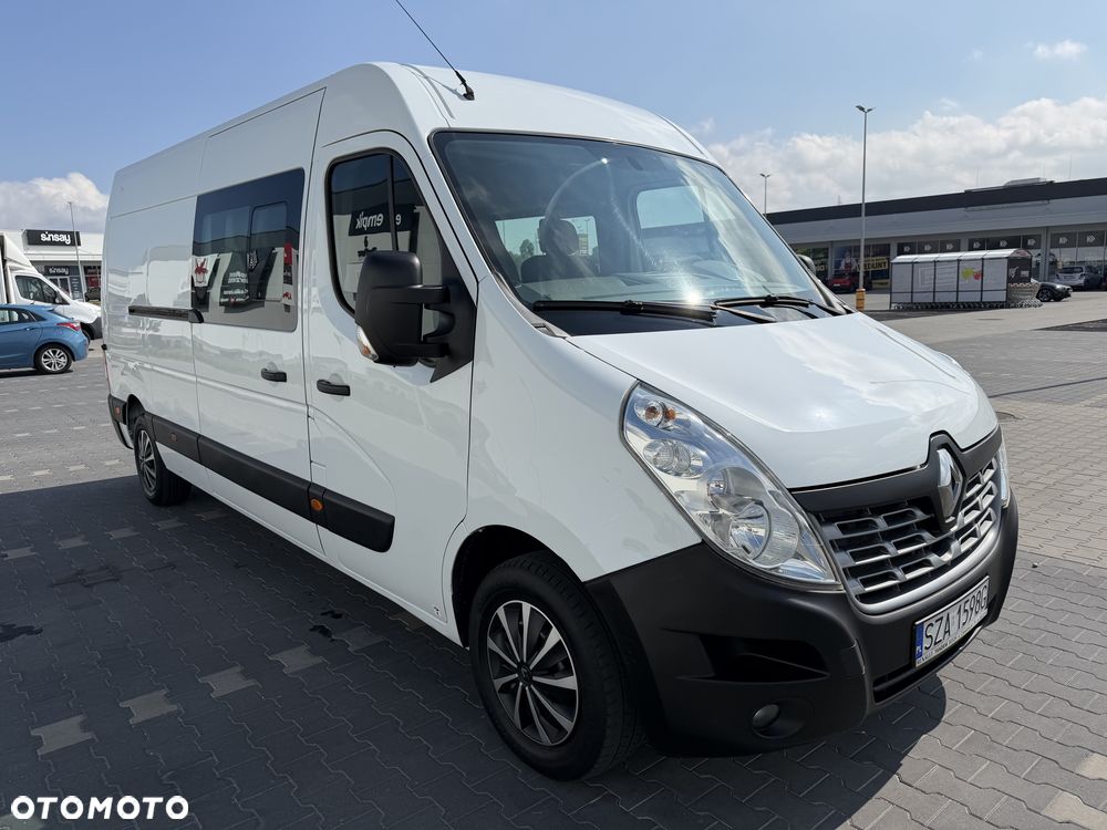 Renault MASTER 7-OSÓB L3H2 BRYGADÓWKA KLIMA BEZWYPADKOWY SERWISOWANY DIESEL 2.3 DCI (125KM) KRAJOWY - 1