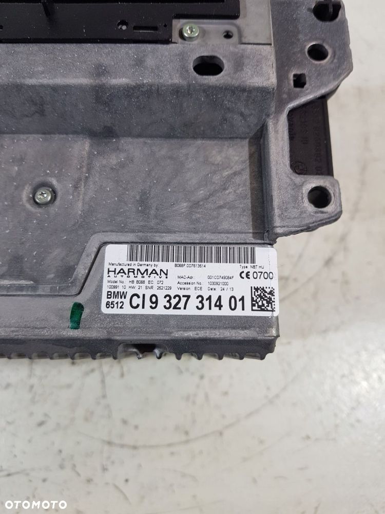 radio czytnik nawigacji 9327314 bmw seria 5 f10 f20 f11 lift eur - 8