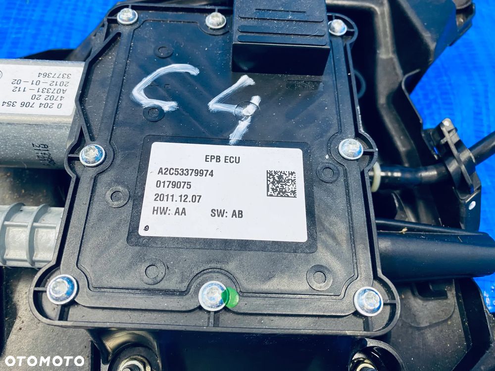 MODUŁ MECHANIZM STEROWNIK SILNICZEK HAMULCA RĘCZNEGO LINKI CITROEN C4 GRAND PICASSO I 2006- ; A2C53379974 0204706354 ORYGINAŁ - 5