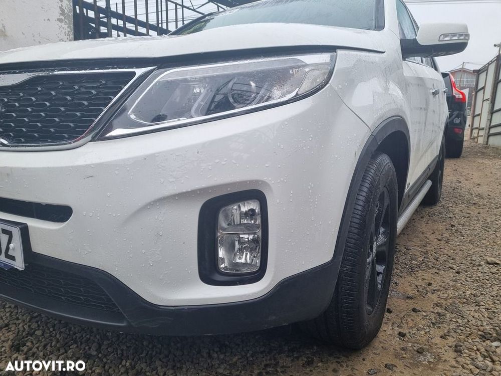 Bara fata Kia Sorento II Facelift 2012 - 2014 ALB (1176) model fara spalatoare far - 5