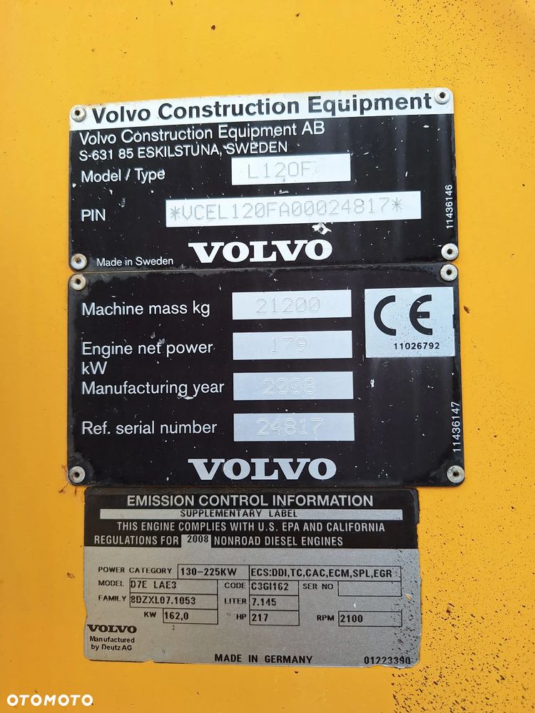 Volvo L120F L120 120F 120 - 17