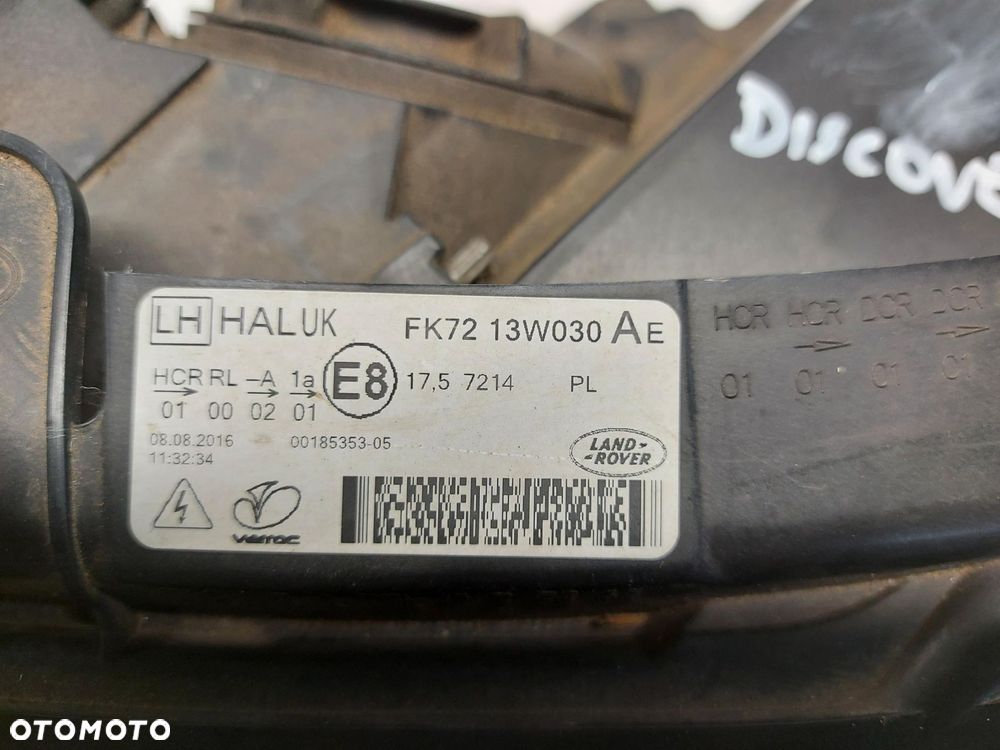 DISCOVERY SPORT L550 Lampa przód lewa RHD UK FK72-13W030-AE - 5