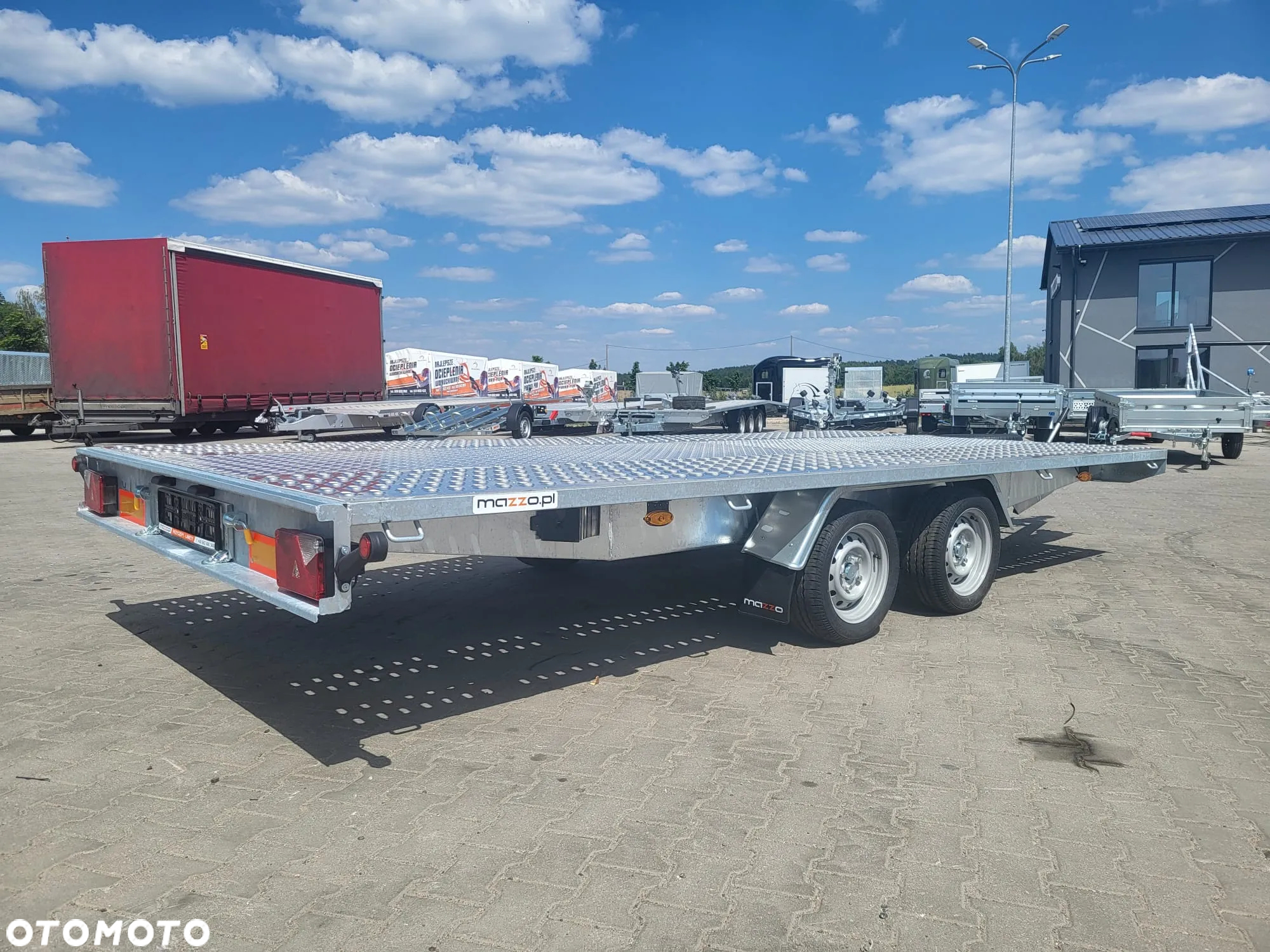 Niewiadów Dostawa laweta platforma 450x210cm DMC2700kg, wypełnienie blacha alu, koło zapasowe - 6