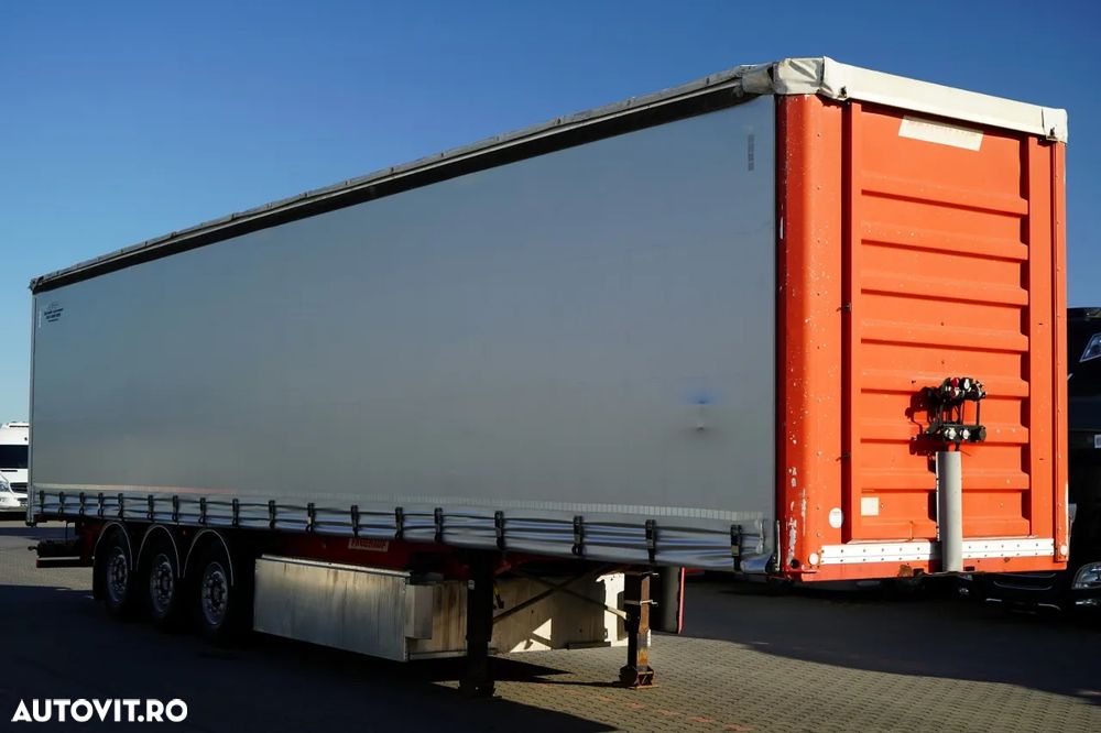 Fruehauf CORTINĂ / STANDARD / CONTAINER PENTRU PALEȚI / PODEA PUTERNICĂ / SAF - 8
