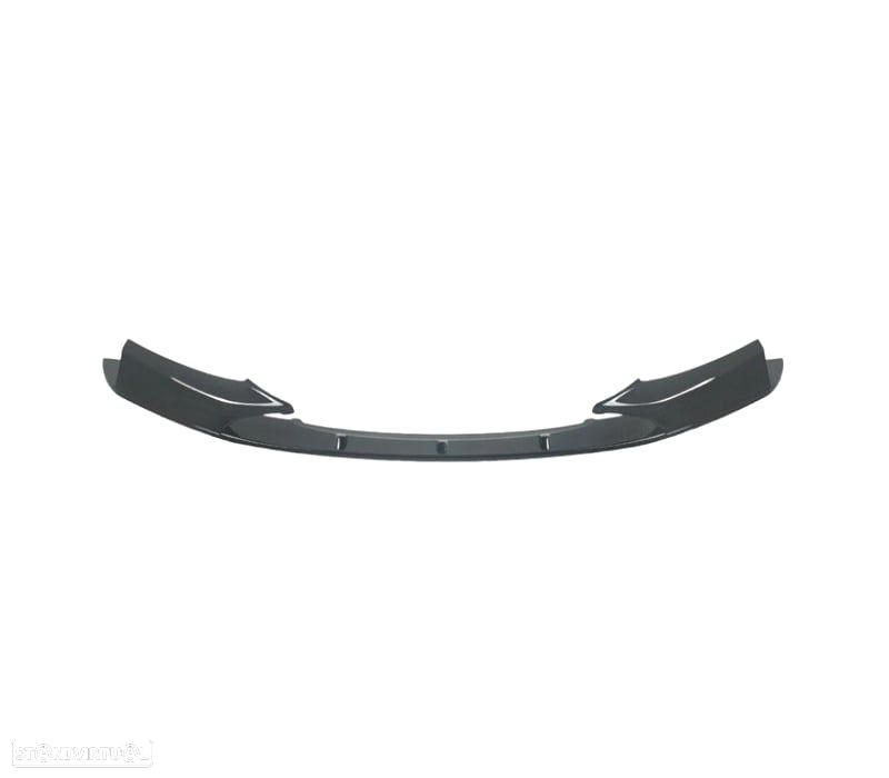SPOILER LIP FRONTAL BMW F20 F21 11-15 LOOK M PERFORMANCE PRETO BRILHANTE - 2