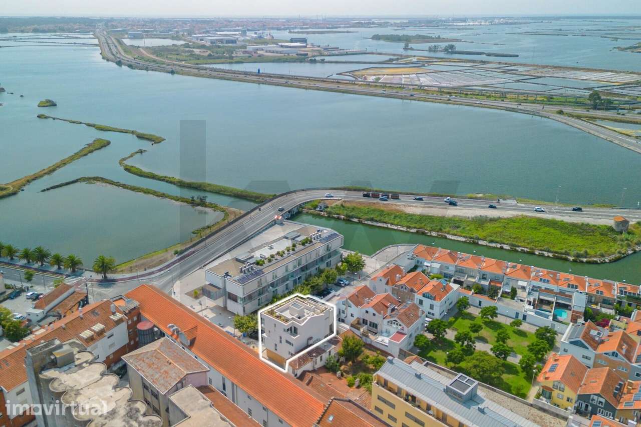 Exclusivo T2 NOVO com Terraço e Vista Deslumbrante para a Ria de Aveir - Grande imagem: 3/27