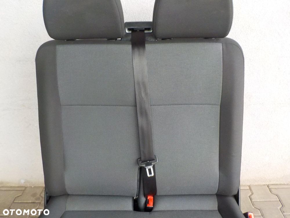 VW T5 T6 FOTEL PODWÓJNY PASAŻERA PRZÓD DWÓJKA - 4
