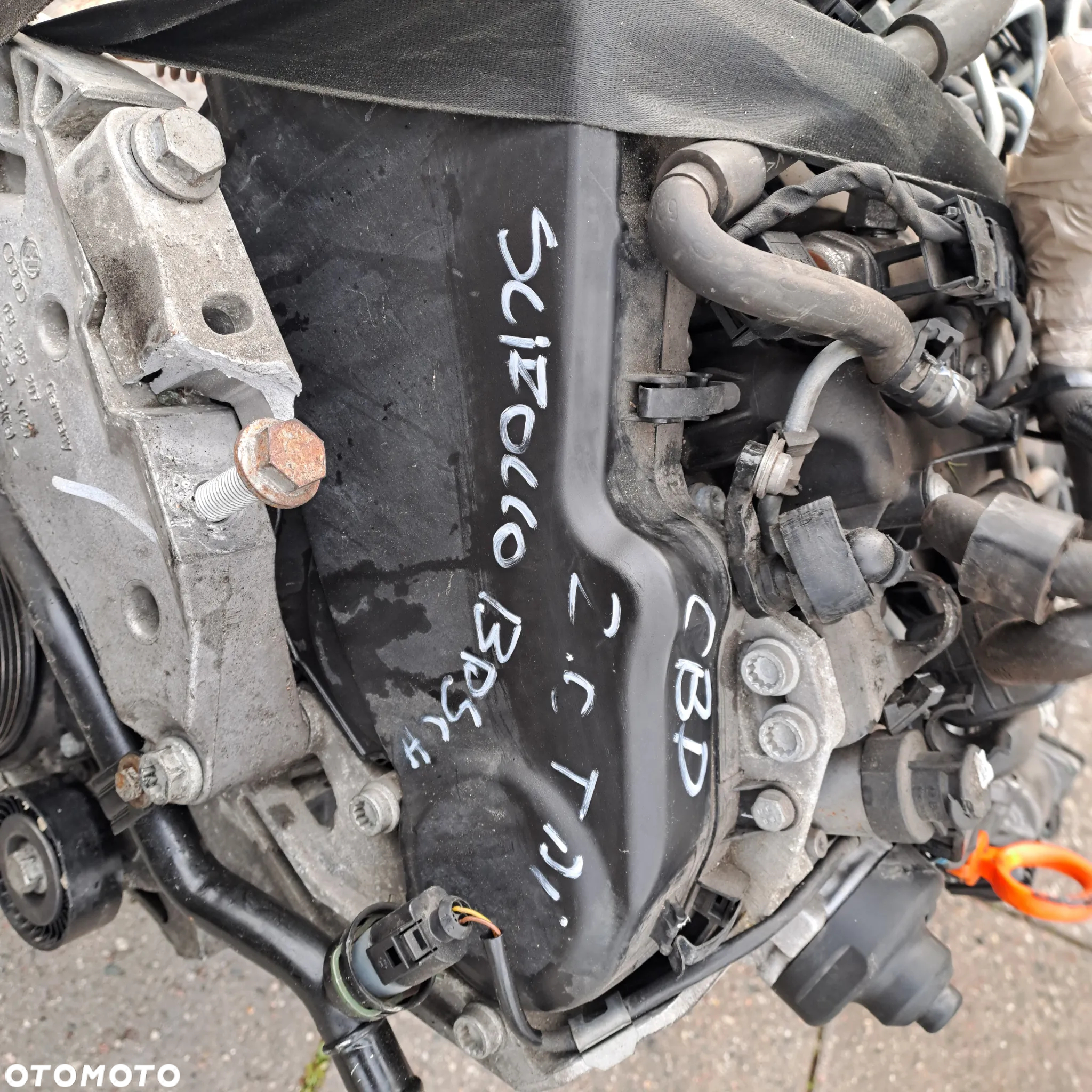 Volkswagen Sirocco 2.0 TDi 140KM silnik kompletny kod CBD CBDB CFHC 127tys.km - 12