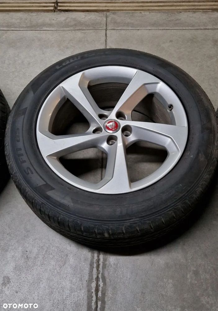 Koła z oponami 255 55 R19, alufelgi Jaguar, opony letnie 4SZT.  DOT0924 jak nowe + fullsize zapas - 7