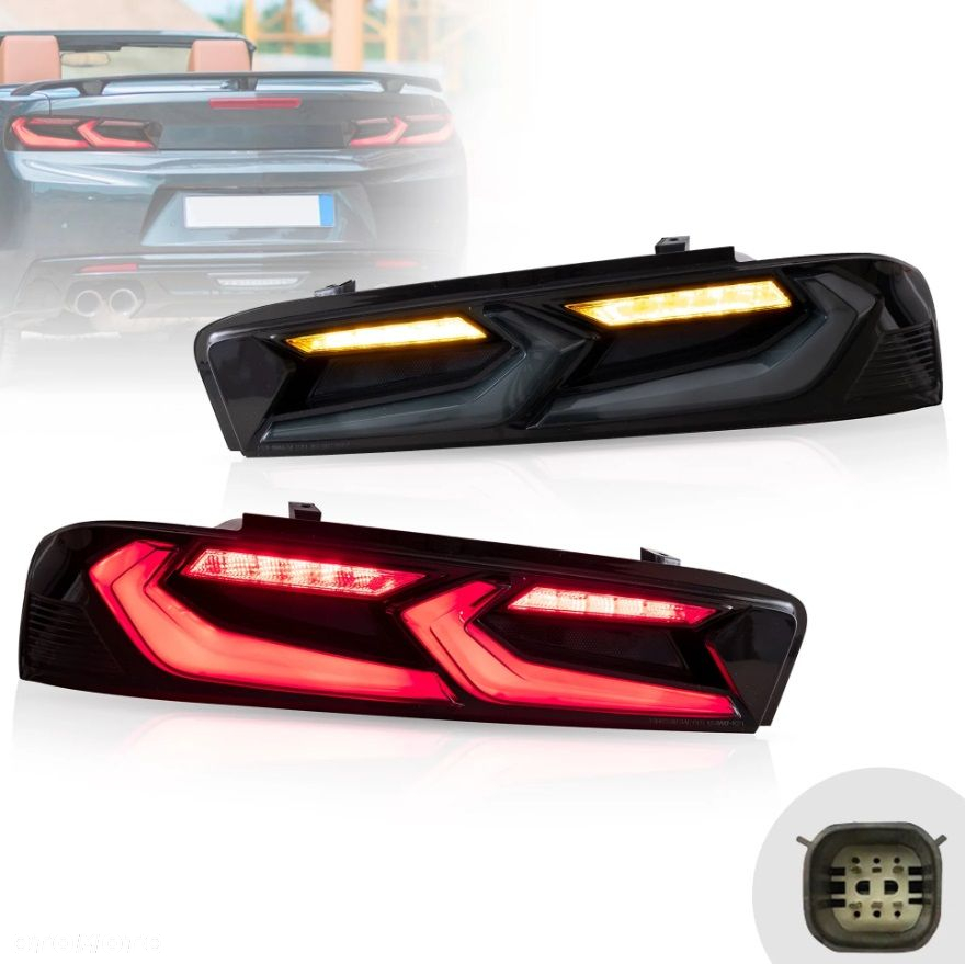 Lampy tyl ne kpl Full Led Neon Diody Tuning Chevrolet Camaro VI 6 2015-2018 - 2