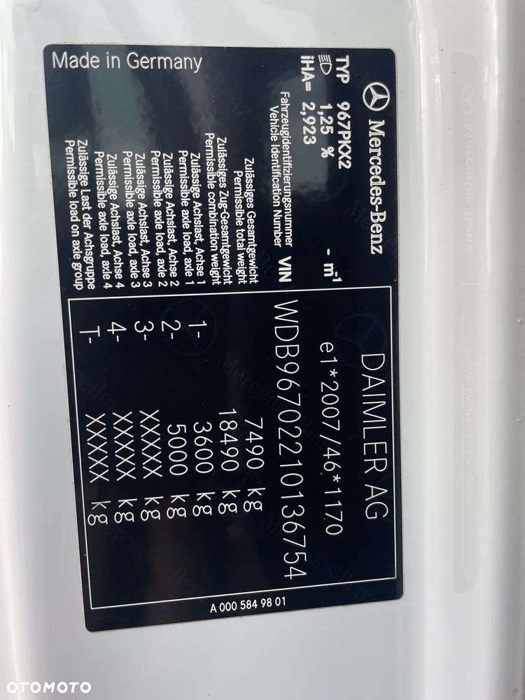Mercedes-Benz ATEGO 818 klimatyzacja/ na poduszkach/ super stan! - 12