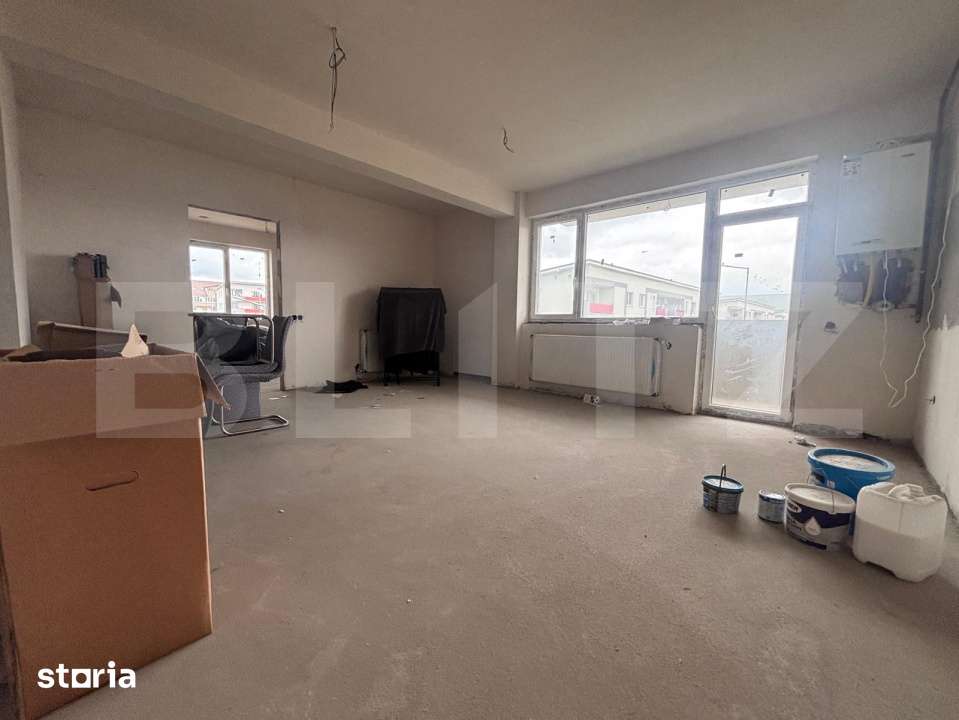 Apartament 3 camere, 2 bai, 64 mp, parcare, intermediar, zona Terra — fotografia 1