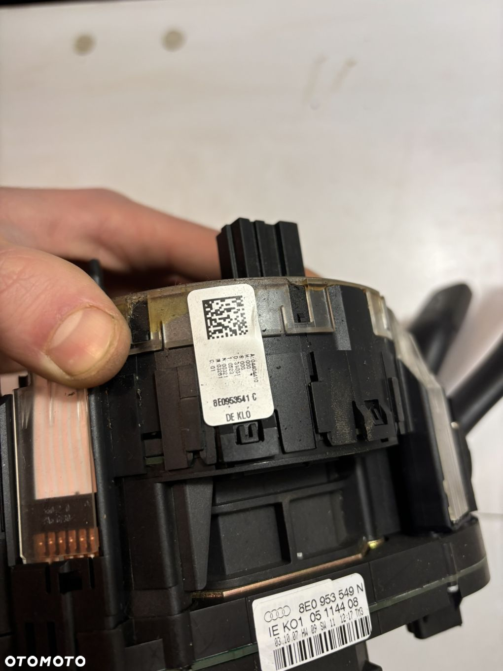 Manetki pająk taśma kierownicy tempomat  przełącznik zespolony Audi A4 B6/B7 8E0 953 549 N - 2