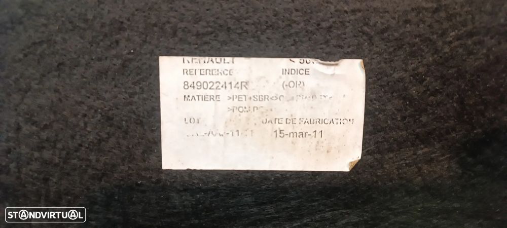 ALCATIFA / TAPETE DA MALA RENAULT  MEGANE III 09-16 849022414R - 3