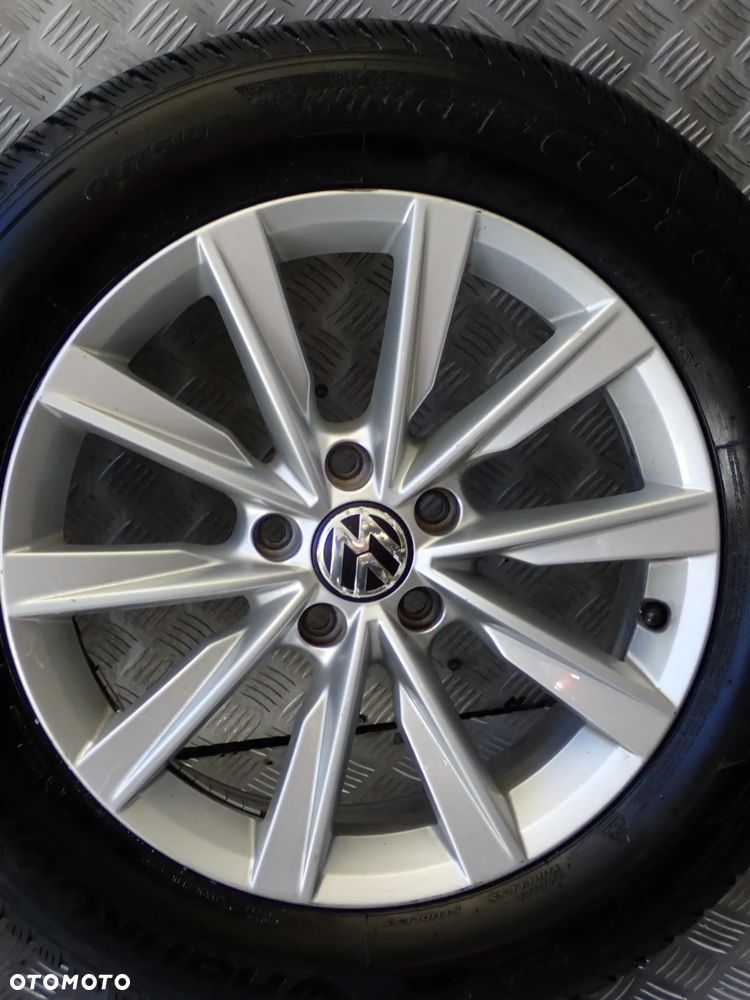 KOŁA FELGI ALUMINIOWE VW 7JX17 ET 43 5X112 5N0601025 S Z OPONAMI ZIMA 235/55/17 - 7