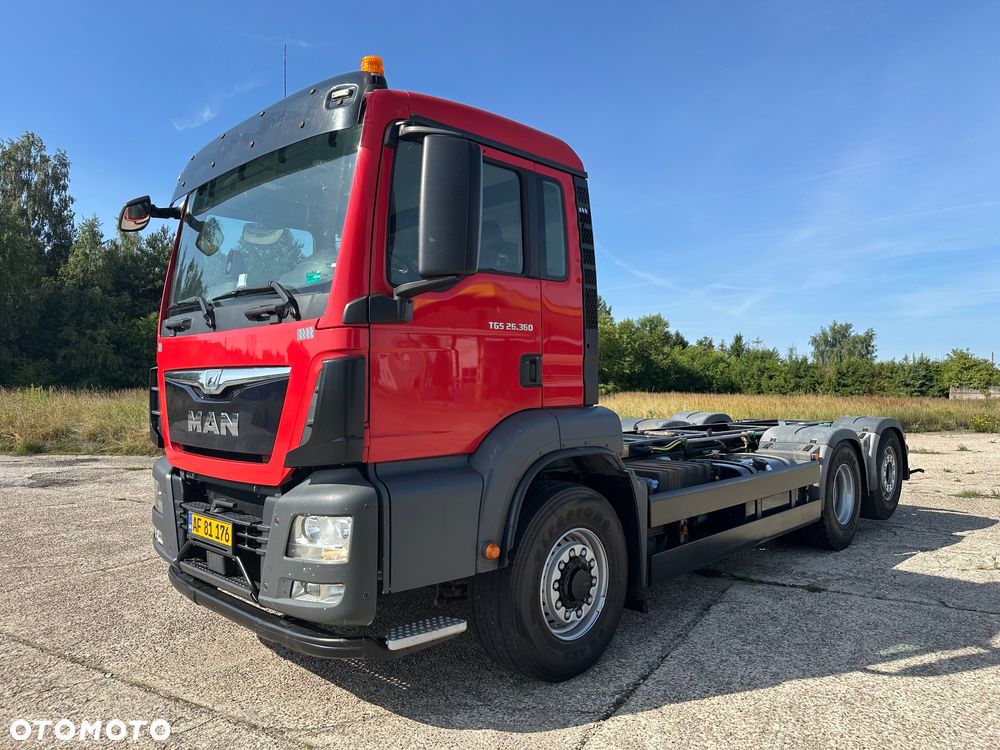 MAN TGS 26.360 6X4X2  HYDRODRIVE  180tys km POD ZABUDOWE ASENIZACYJNY  WYWROTKA - 4